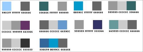 關于網站色彩搭配的十大配色方案(圖1) 方案一.jpg