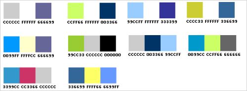 關于網站色彩搭配的十大配色方案(圖2) 方案二.jpg