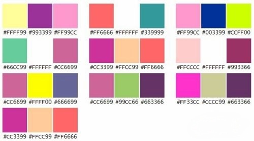 關于網站色彩搭配的十大配色方案(圖8) 色彩搭配方案八.jpg